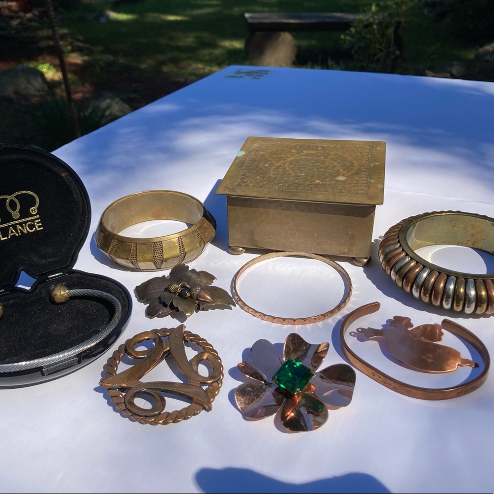 Vintage Copper and Brass Jewelry